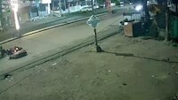 सड़क पर गाय से टकराई बेकाबू बाइक, 30 फीट दूर जाकर गिरे युवक, झांसी से रोंगटे खड़े करने वाला वीडियो देखिए...