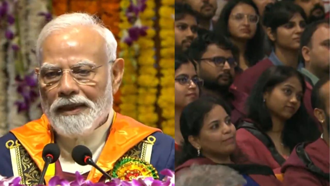 PM मोदी ने IIT छात्रों को दिया बड़ा मंत्र, बोले- अगले 35 साल में बनाना है विकसित भारत