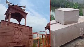 श्रीकृष्ण जन्मभूमि निर्माण के लिए मथुरा पहुंची पत्थरों की खेप, 9 अगस्त को शिला पूजन
