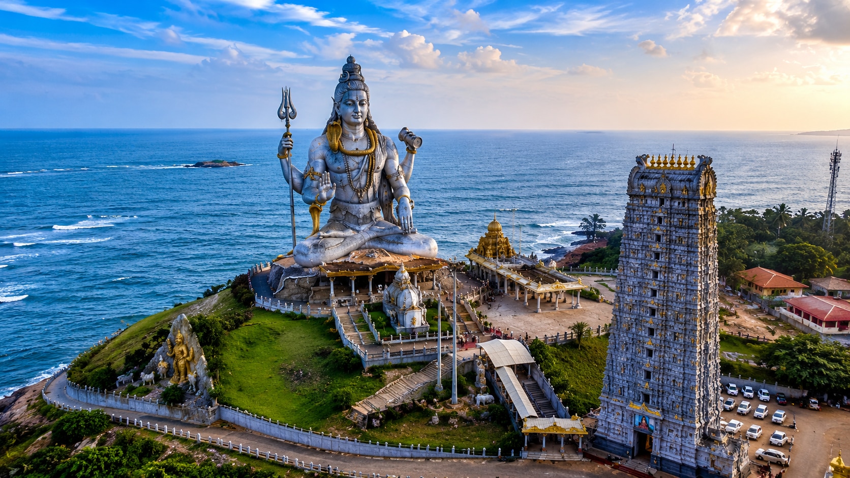 रावण के अहंकार से जुड़ा है मुरुदेश्वर मंदिर का इतिहास, रावण के अहंकार से जुड़ा है मुरुदेश्वर मंदिर का इतिहास,