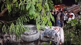 थाने के बाहर बेकाबू स्कॉर्पियो ने 3 को रौंदा, BMP जवान की मौत, SI समेत दो घायल
