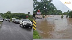 उफान पर नर्मदा नदी...जबलपुर-अमरकंटक मार्ग पर यातायात ठप, सड़क के ऊपर बह रहा पानी