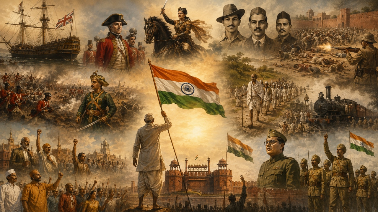 भारत की आजादी की कहानी: 1600 से 1947 तक का पूरा सफर