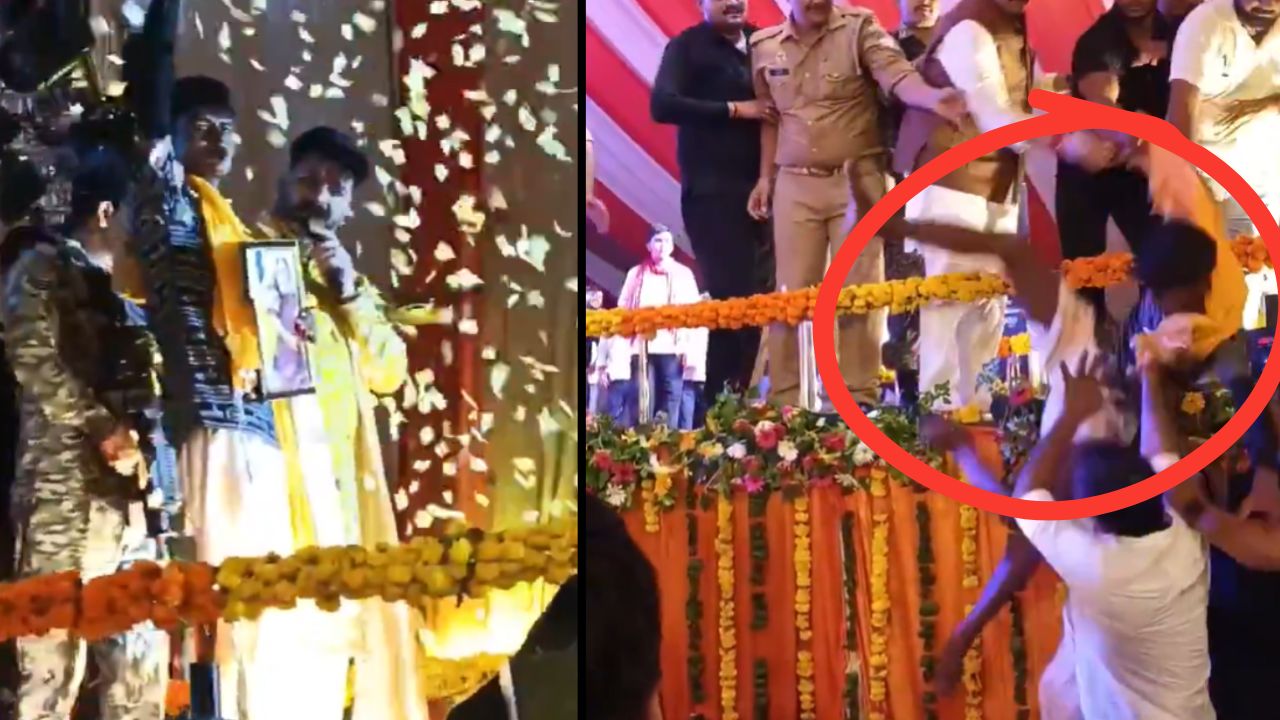 अरे भाई, फोटो खींचो इनकी... सिक्योरिटी ने फैन को धक्का देकर नीचे गिराया, तो भड़क गए भोजपुरिया स्टार पवन सिंह