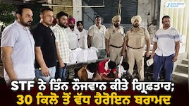 ਜਲਾਲਾਬਾਦ ਵਿੱਚ STF ਨੇ ਤਿੰਨ ਨੌਜਵਾਨ ਕੀਤੇ ਗ੍ਰਿਫਤਾਰ; 30 ਕਿਲੋ ਤੋਂ ਵੱਧ ਹੈਰੋਇਨ ਬਰਾਮਦ