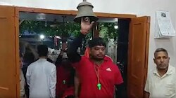 सावन शिवरात्रि पर नलेश्वर महादेव मंदिर में 'महादेव', कांवड़ियों ने किया जलाभिषेक