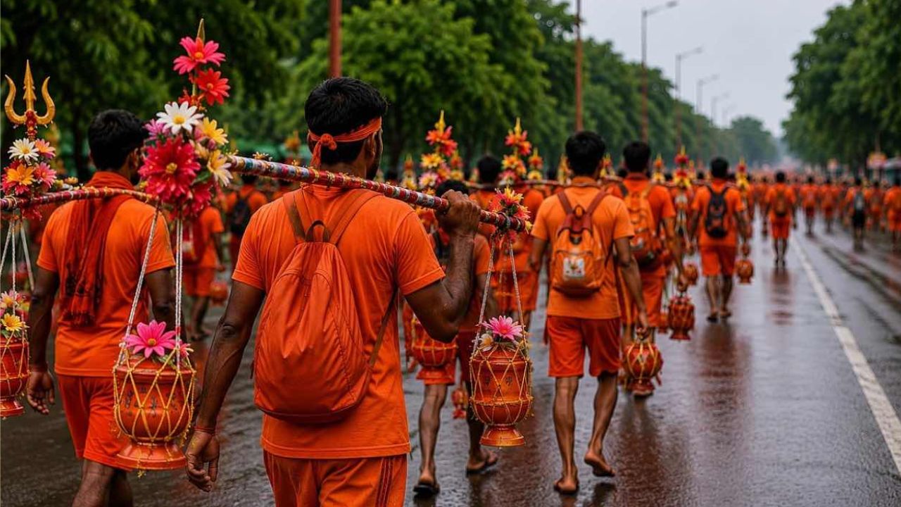 यूपी में ऐतिहासिक रही कांवड़ यात्रा: 4.5 करोड़ श्रद्धालुओं ने बिना किसी बड़ी दुर्घटना के पूरी की अपनी आस्था की डगर