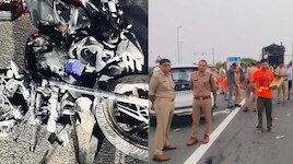 तेज रफ्तार थार ने पुलिस की PRV को मारी टक्कर, होमगार्ड की मौत, कांस्टेबल घायल