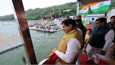 भोपाल के बोट क्लब में पहली बार बना फ्लोटिंग तिरंगा, CM मोहन ने दिया खास संदेश