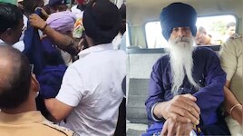 सुखबीर बादल पर हमला करने वाले का पगड़ी पहना कर सम्मान! सोशल मीडिया पर वीडियो वायरल