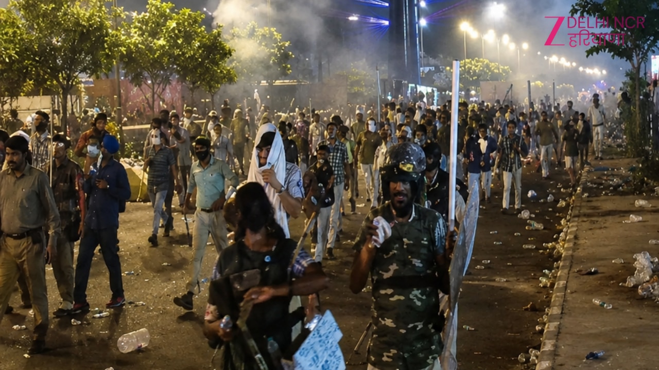 अंबाला में NH-44 पर सिख प्रदर्शनकारियों और पुलिस में झड़प, कई घायल