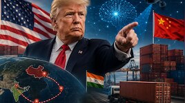 चीन की टैरिफ चोरी पर ट्रंप का हंटर: AI से पकड़ेगा भारत के रास्ते आने वाला चीनी माल