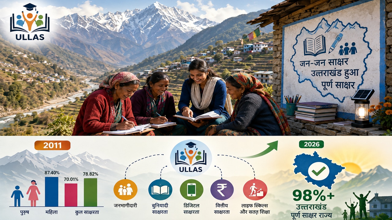 EXPLAINER: ULLAS ने बदली उत्तराखंड की तस्वीर, कैसे पहाड़ों ने जीती साक्षरता की सबसे बड़ी जंग?
