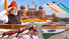 लालकिले पर ‘वंदे मातरम’ की गूंज, 2500 कैडेटों की विशाल आकृति से लेकर आसमान में हेलीक