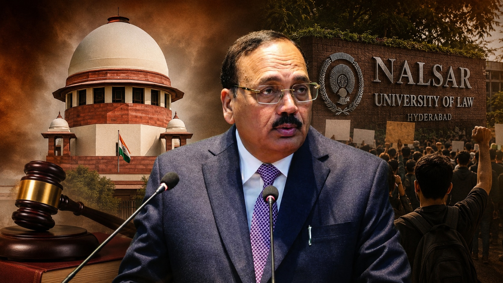 CJI के विरोध पर BCI का फरमान, फिर सुप्रीम कोर्ट की फटकार... क्या विरोध करने पर NALSAR छात्रों को वकील बनने से रोका जा सकता है?