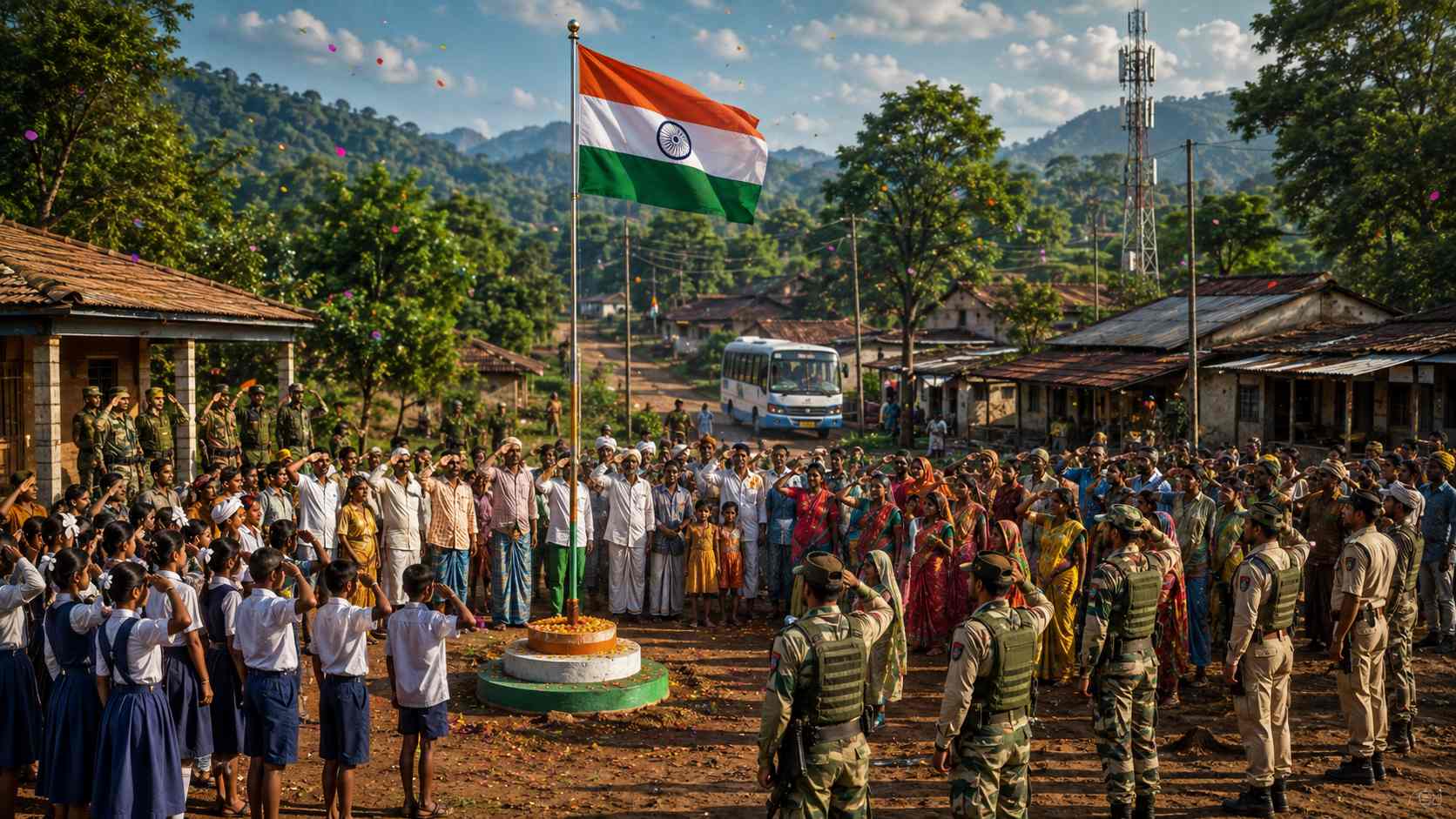 Explainer: 'नियद नेल्ला नार' से कैसे बदले बस्तर के हालात? छत्तीसगढ़ के 92 गांवों में पहली बार तिरंगा फहराने के पीछे की असली कहानी