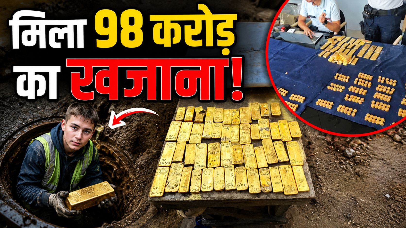 नाली खोदते ही खुल गया करोड़ों का राज! 18 साल के मजदूर को मिला 98 करोड़ का सोना, अब खजाने पर किसका हक?