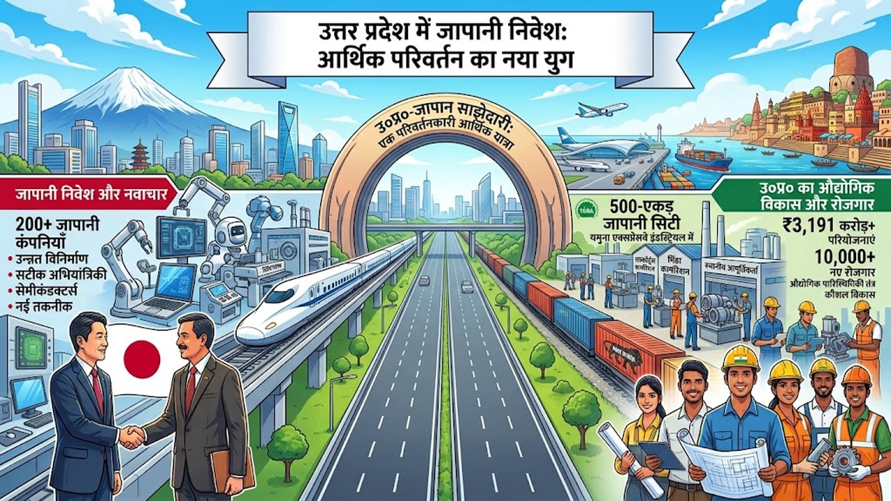 EXPLAINER: जापान की कंपनियां यूपी में क्यों देख रही हैं बड़ा मौका? निवेश से आगे पूरी इकोनॉमी बदलने की तैयारी
