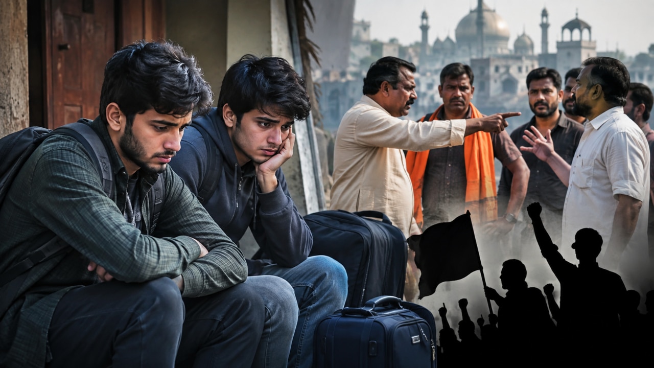 कश्मीर से पढ़ने आए मुस्लिम तलबा निशाने पर; मकान से निकालने के लिए राइटविंग तंजीमों का दबाव