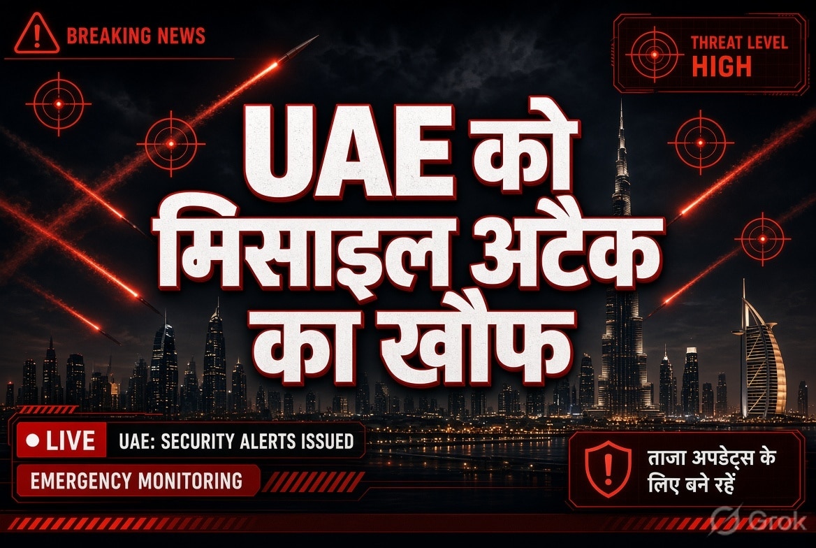 ईरान ने दागी थीं दो बैलिस्टिक मिसाइलें, UAE को सताया खौफ; लोगों के लिए जारी हो गया अलर्ट