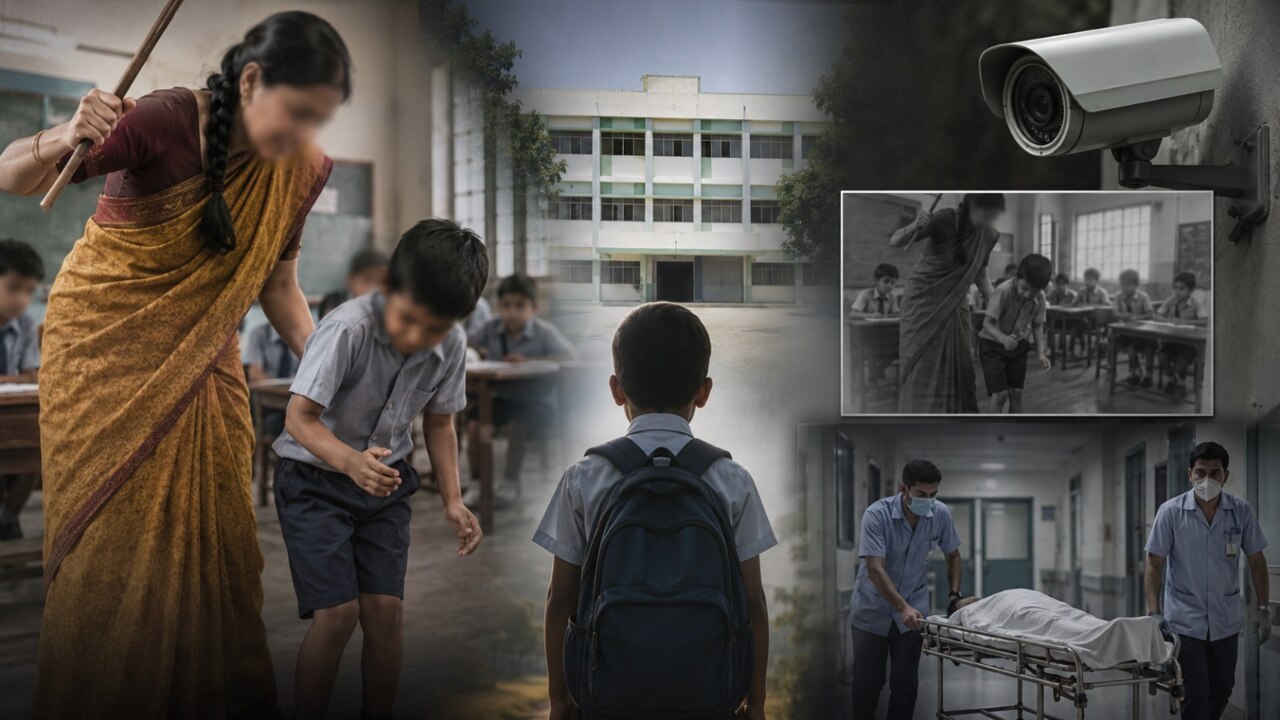पहले थप्पड़, फिर धड़ाम से गिरा मासूम... 6 साल के बच्चे की मौत से स्कूल में मचा हड़कंप