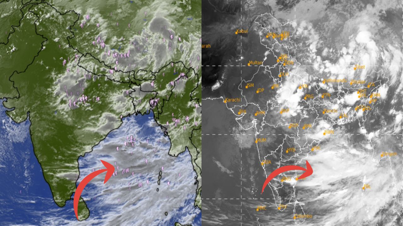 फिर होगी झमाझम बारिश! बंगाल की खाड़ी में बन रहा लो प्रेशर, सैटेलाइट इमेज में दिखा मानसून का नया सिस्टम