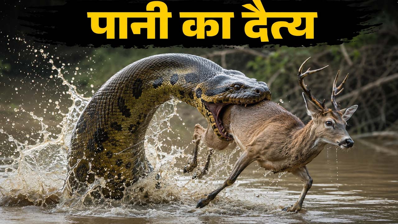 ग्रीन एनाकोंडा: 200 किलो वजनी दुनिया का सबसे खतरनाक शिकारी