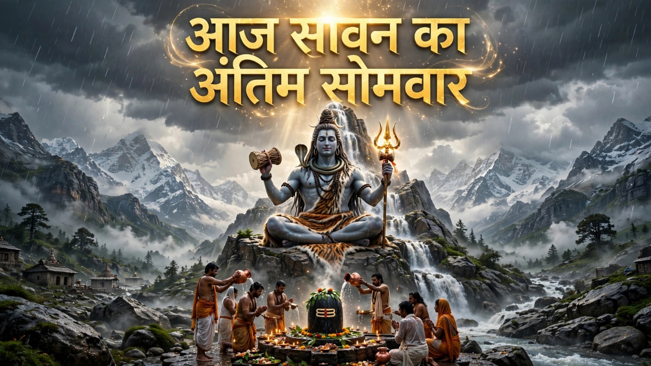 Sawan 2026: आखिरी सावन सोमवार पर क्या है शिव पूजन का शुभ मुहूर्त और जलाभिषेक की विधि, बन रहे हैं कौन से शुभ योग? जानें पूरी डीटेल