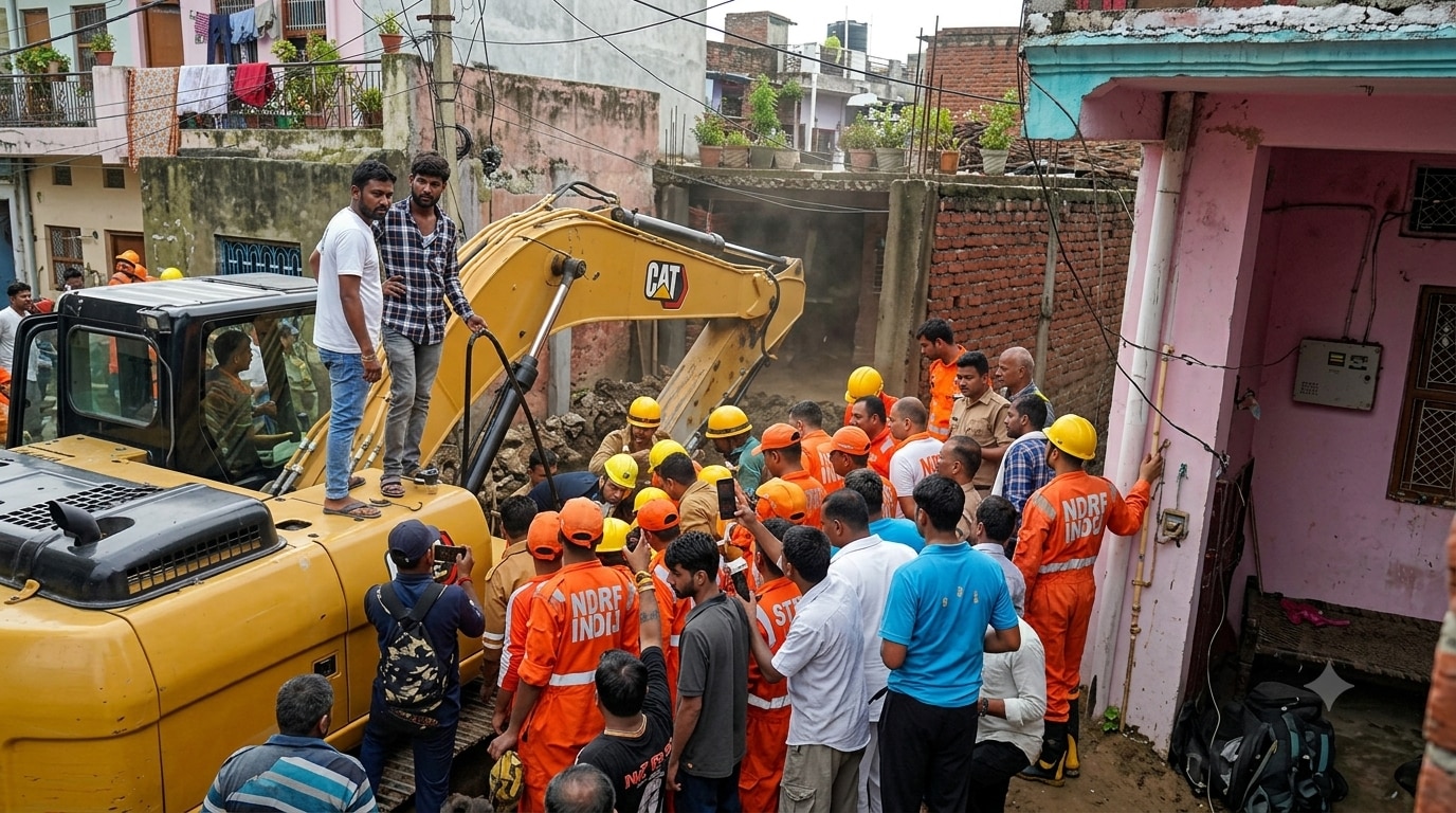 घर का आंगन अचानक बना पाताल! 22 फुट गहरे गड्ढे में गिरने से 18 साल की यशी की मौत, NDRF ने 7 घंटे चलाया रेस्क्यू