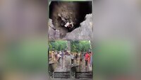Lucknow News: IT चौराहे पर अचानक धंसी सड़क, 10 फीट गहरे गड्ढे में समाया बाइक सवार, इलाके में हड़कंप 