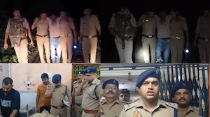 श्रावस्ती में पुलिस एनकाउंटर: 50-50 हजार के 2 इनामी बदमाश गिरफ्तार, मुठभेड़ में बदमाश और दरोगा घायल