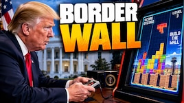 Tetris से टक्कर में औधें मुंह गिरे ट्रंप: ‘Build the Wall’ पर ब्रेक! h