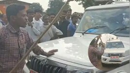 सिंगरौली में SDM की गाड़ी का घेराव: जर्जर स्कूल को लेकर भड़के ग्रामीण
