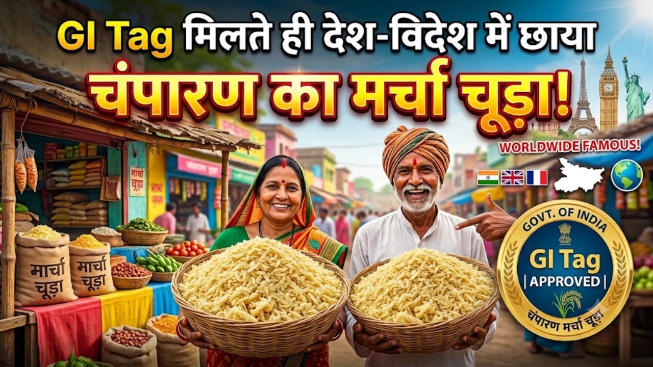 जीआई टैग के बाद चंपारण के मर्चा चूड़ा की मांग बढ़ी