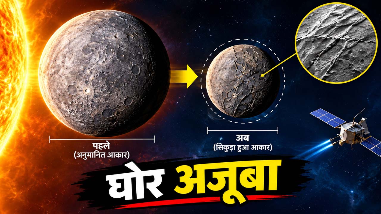 बुध ग्रह तेजी से सिकुड़ रहा, 23 किमी हो चुका छोटा