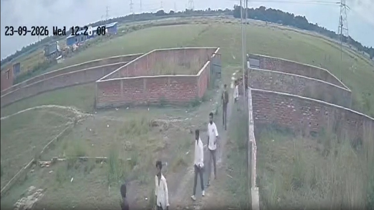 दरभंगा AIIMS के पास जमीन विवाद में तोड़फोड़ फायरिंग, 1 युवक जख्मी, घटना CCTV में कैद