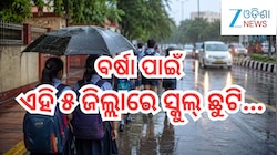 School Closed: ବର୍ଷା ପାଇଁ ଆଜି ଏହି ୫ ଜିଲ୍ଲାରେ ସ୍କୁଲ୍ ଛୁଟି....