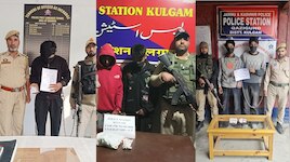 जम्मू-कश्मीर में नशे के विरुद्ध युद्ध: हेरोइन, चरस-गांजे की खेप बरामद, पांच गिरफ्तार