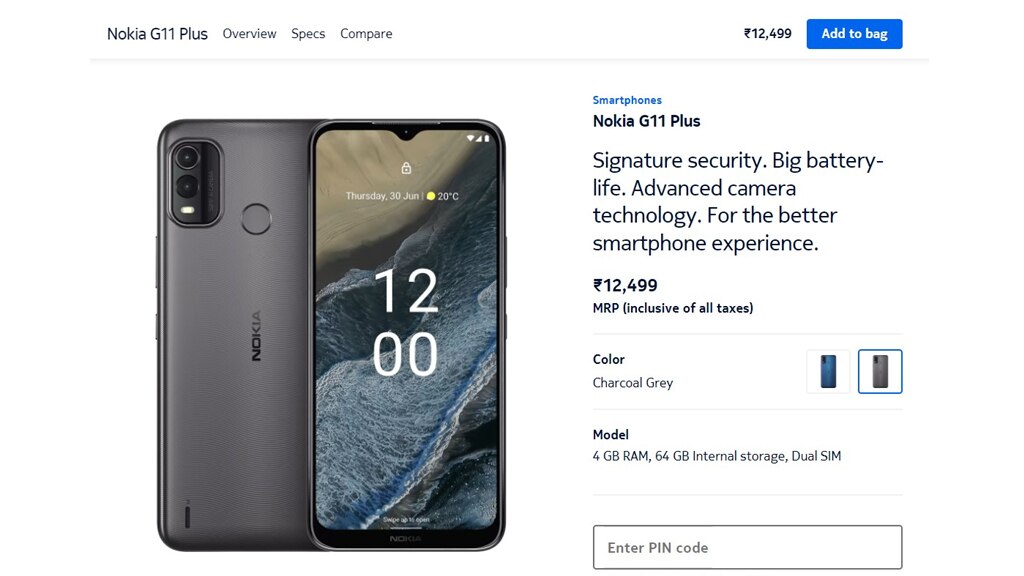 Nokia G11 Plus Price In India