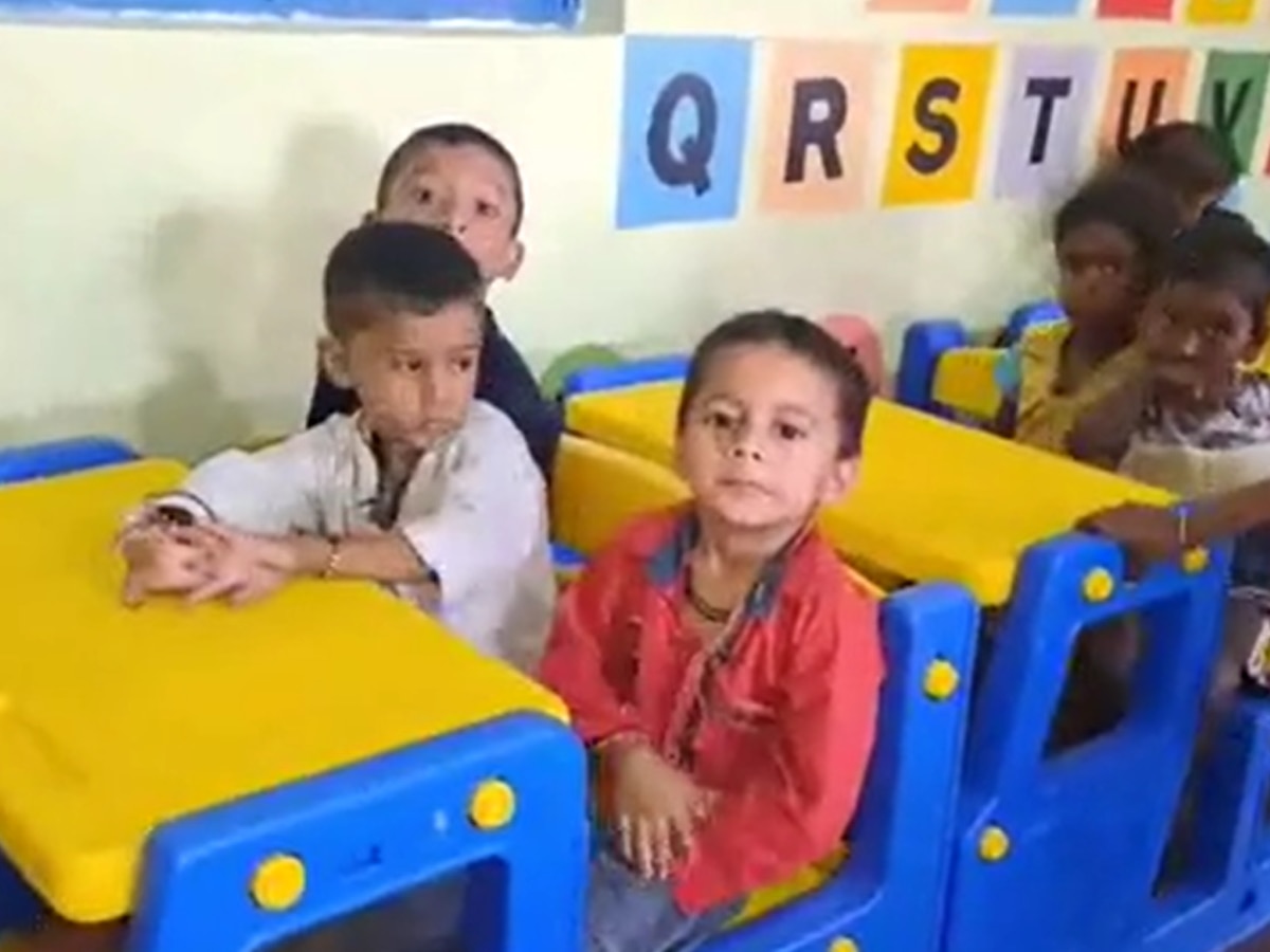 Anganwadi centre becomes hi tech in Dhanbad facilities like private play school