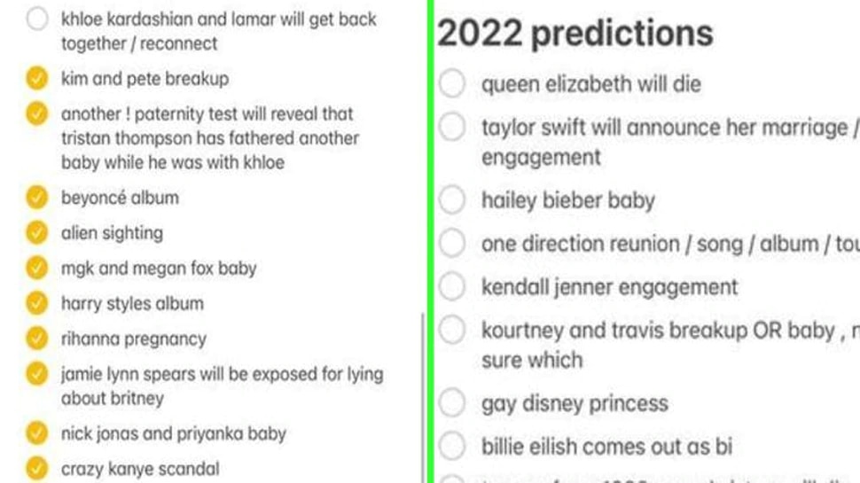 Hannah Carroll Prediction