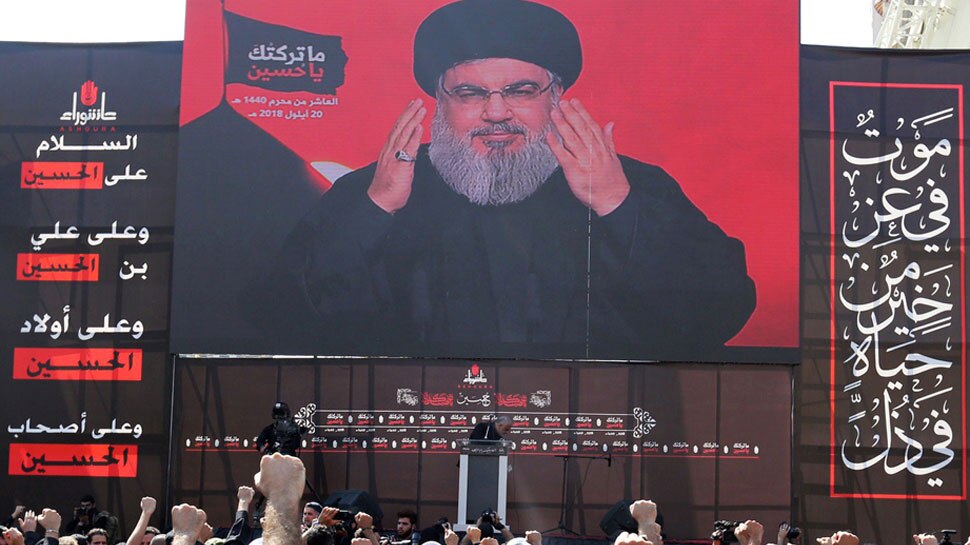 Hizbullah leader Sayyed Hassan Nasralla Hizbullah leader Sayyed Hassan Nasralla