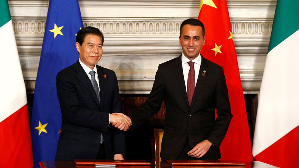 Italy china signs several MoUs