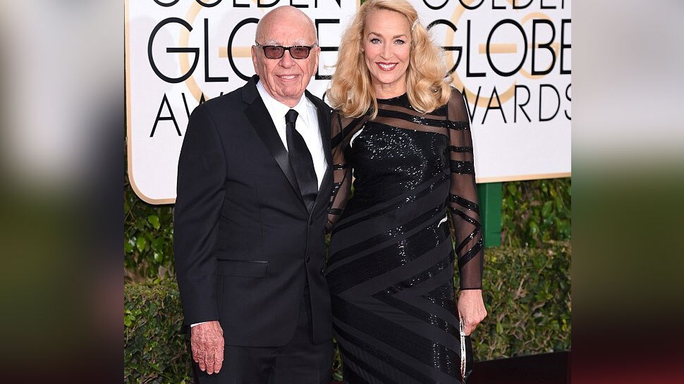 जेरी हॉल और रूपर्ट मर्डॉक