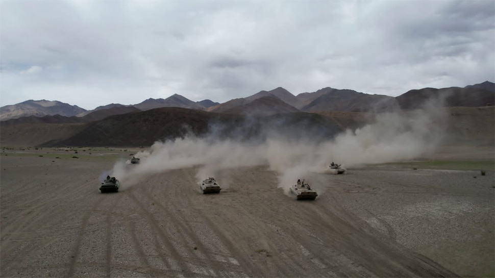 Indian Army Practice in Ladakh