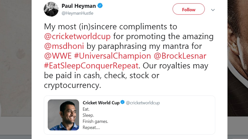 paul Heyman tweet