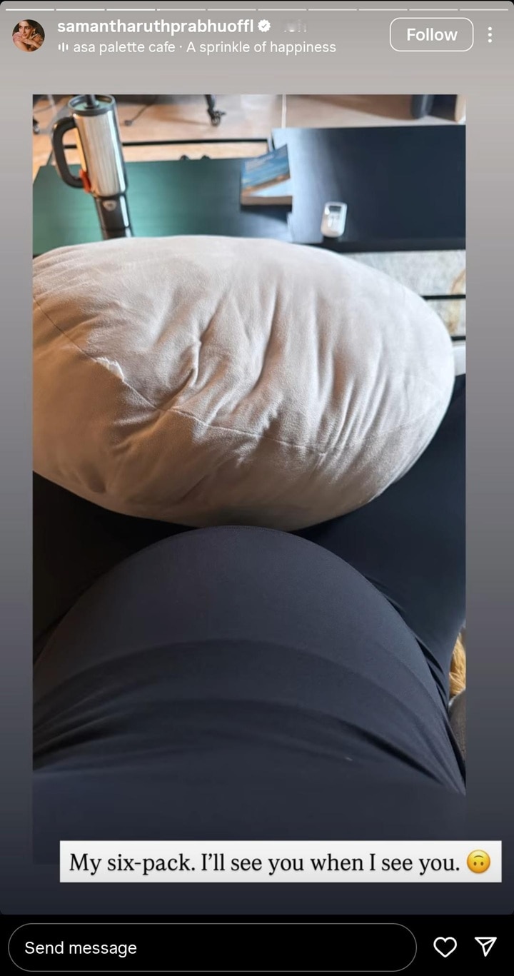 Samantha Ruth Prabhu Flaunts Baby Bump