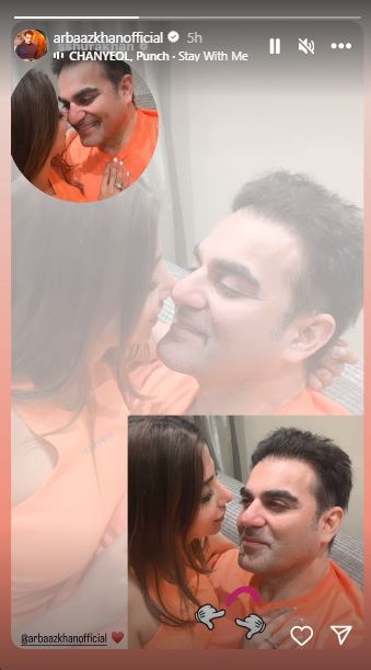 Arbaaz khan shared romantic cozy photo with wife Shura Khan ahead of  valentine day |Valentine से पहले रोमांस में डूबे अरबाज खान, 23 साल छोटी  बीवी शूरा के साथ दिया कोजी पोज|