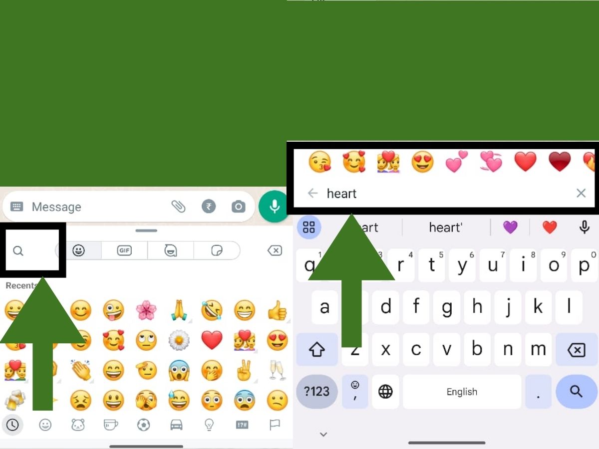 How to use WhatsApp emoji search feature