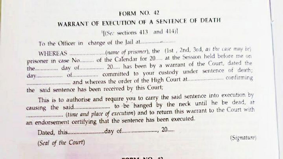 DEATH WARRANT